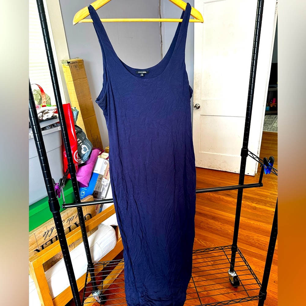 Body con | Navy MIDI Dress | fashion nova | 3x